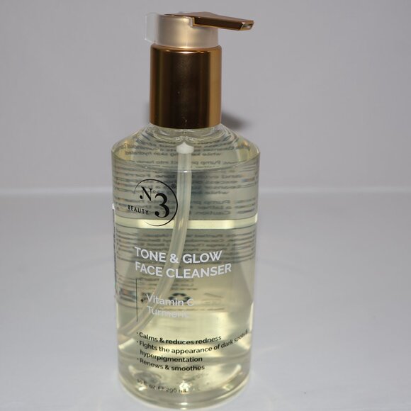 No.3 Beauty Tone & Glow Face Cleanser – Vitamin C + Turmeric – 10 fl oz – New - Picture 1 of 5